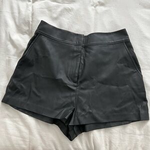 Vegan Leather Going Out Shorts